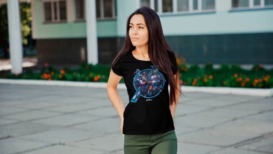 Avengers Logo Group Tee - Women