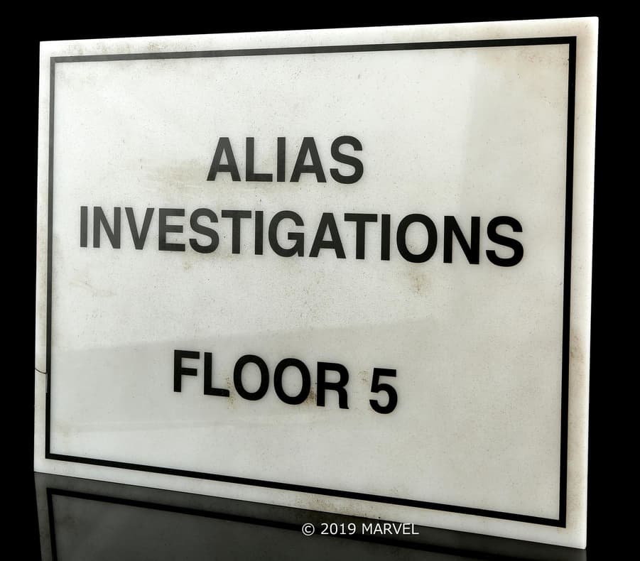 Jessica Jones Alias Investigations plaque 