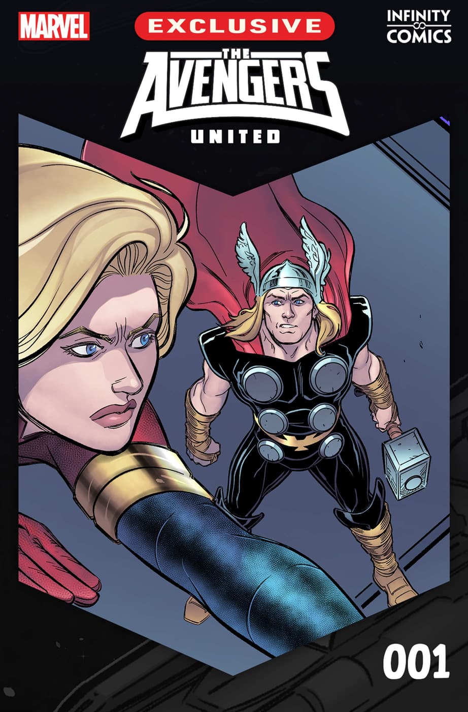 Cover to AVENGERS UNITED INFINITY COMIC (2023) #1.