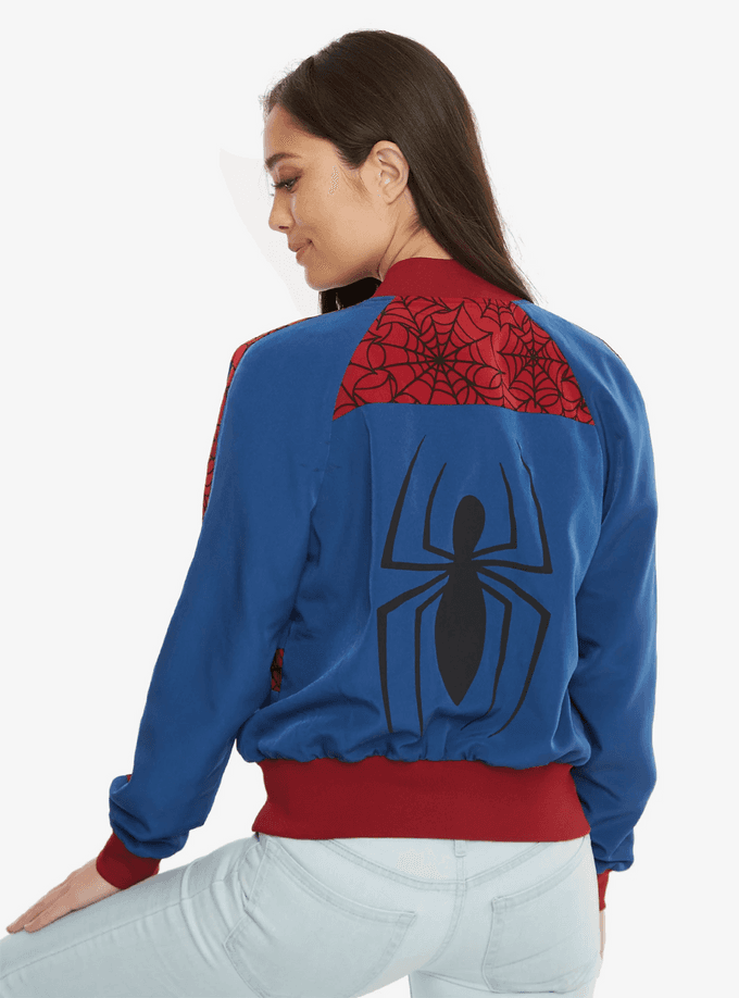 Spider-Man Satin Bomber Jacket / Her Universe
