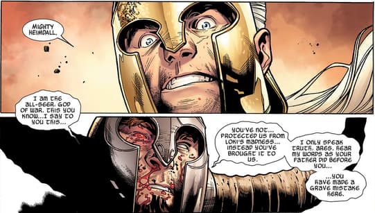 Heimdall Comic Panel