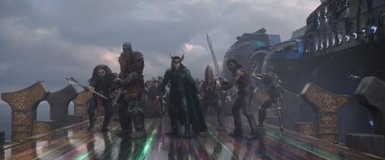 Heimdall Prepared for Battle on the Bifrost
