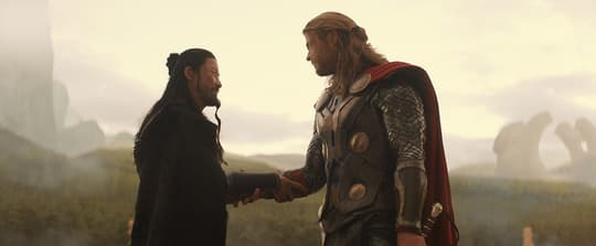 Hogun with Thor