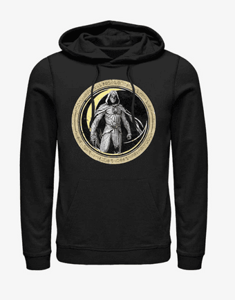 Moon Knight Crescent Egyptian Hieroglyphs Sweatshirt / shop it <a href=https://www.amazon.com/Marvel-Crescent-Egyptian-Hieroglyphs-Sweatshirt/dp/B09TV3R5T8>here</a>