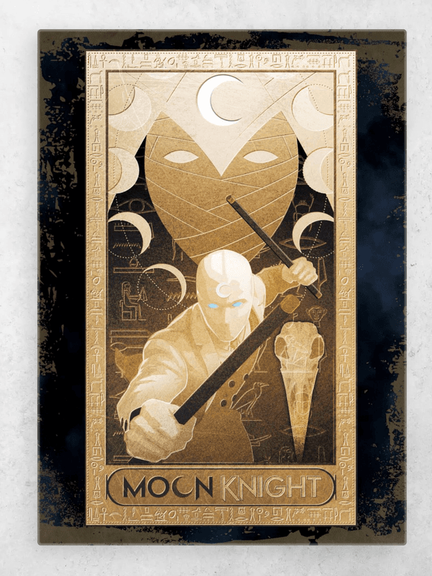 Moon Knight Sepia Poster / shop it <a href=https://displate.com/displate/5325254>here</a>