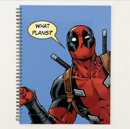 Deadpool Shrug Planner
