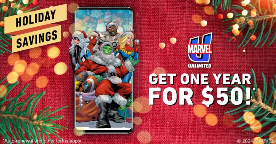 Marvel Unlimited Holiday Sale 2024