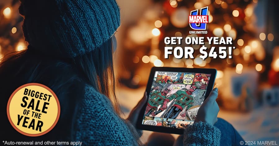 Marvel Unlimited Holiday Sale 2024