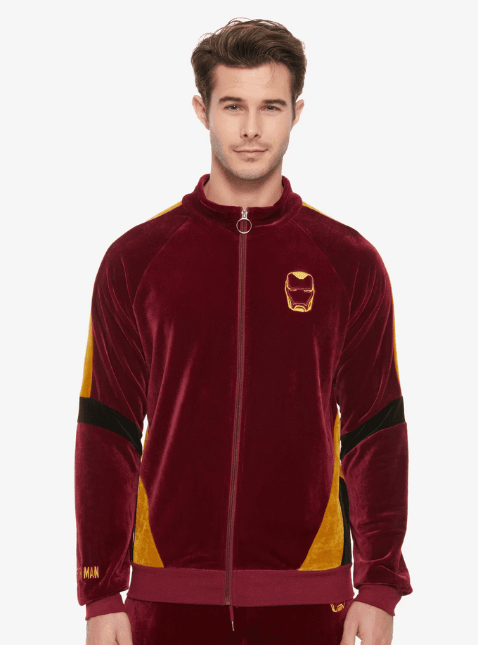 Our Universe Avengers: Endgame 'I Am Iron Man' Velour Track Jacket / Her Universe