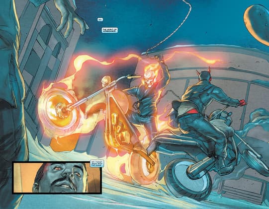 Ghost Rider in action