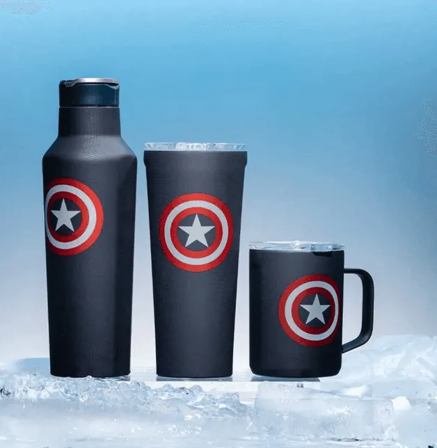  Marvel Sport Canteen / shop it <a href=https://corkcicle.com/products/marvel-sport-canteen?variant=39731217170520>here</a>