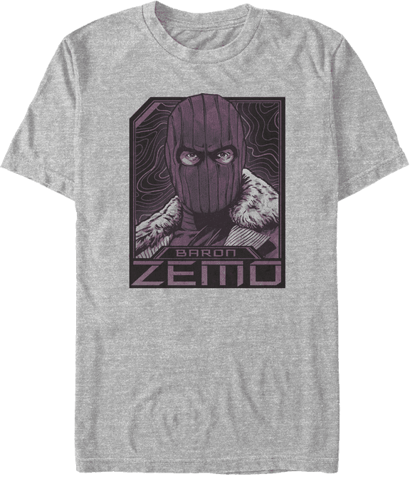 <a href=https://www.hottopic.com/product/marvel-the-falcon-and-the-winter-soldier-badge-of-baron-zemo-t-shirt/15412244.html>Badge of Baron T-Shirt</a> / Hot Topic
