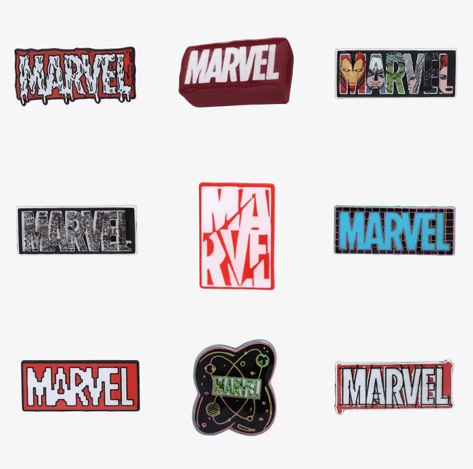 Marvel Logo Blind Box Enamel Pin / BoxLunch