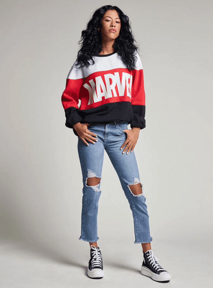 Marvel Color Block Sweatshirt / Her Universe