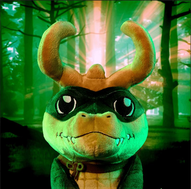 Marvel Alligator Loki 8" Kuricha Plush