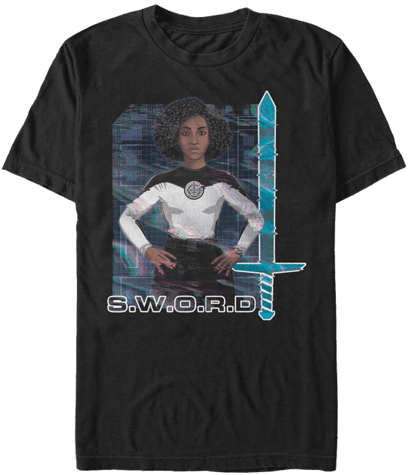 <a href="https://www.hottopic.com/product/marvel-wandavision-digital-monica-rambeau-girls-t-shirt/15238100.html">Digital Monica Rambeau T-Shirt</a> / Hot Topic