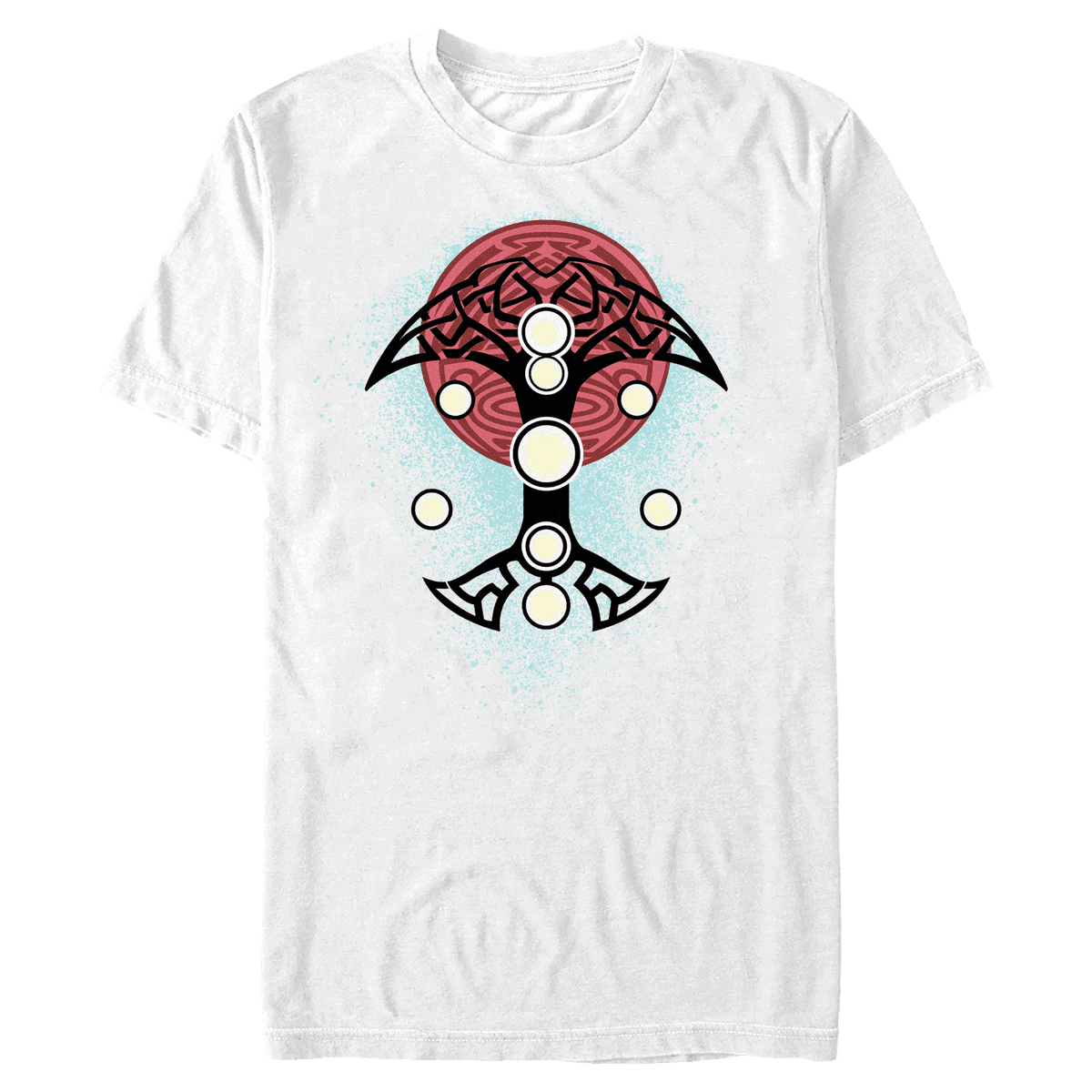 Blue Splatter t-shirt / shop it <a href=https://www.hottopic.com/product/marvel-thor-love-and-thunder-blue-splatter-t-shirt/19106000.html>here</a>