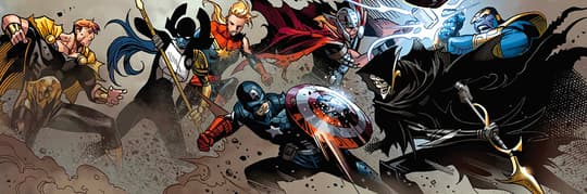 As Glaive seeks the Infinity Stones, he encounters fierce opposition from Earth’s Mightiest Heroes.