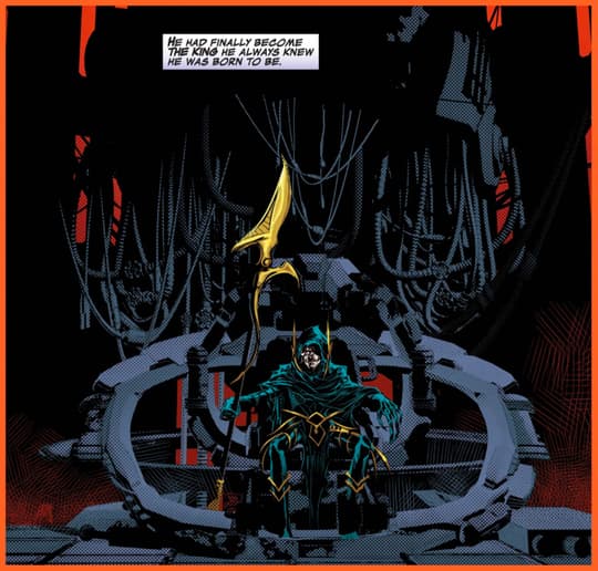 Corvus used a moon called the Black Quadrant as his home base and began to amass power.