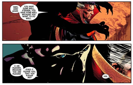 Maw used his powers to enslave Doctor Strange.