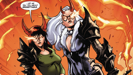 Black Cat teams up with MJ, splitting the power of the Soulsword
