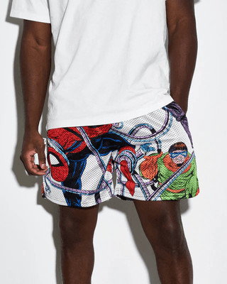 Chalk Line Marvel Spider-Man Doc Ock Retro Shorts