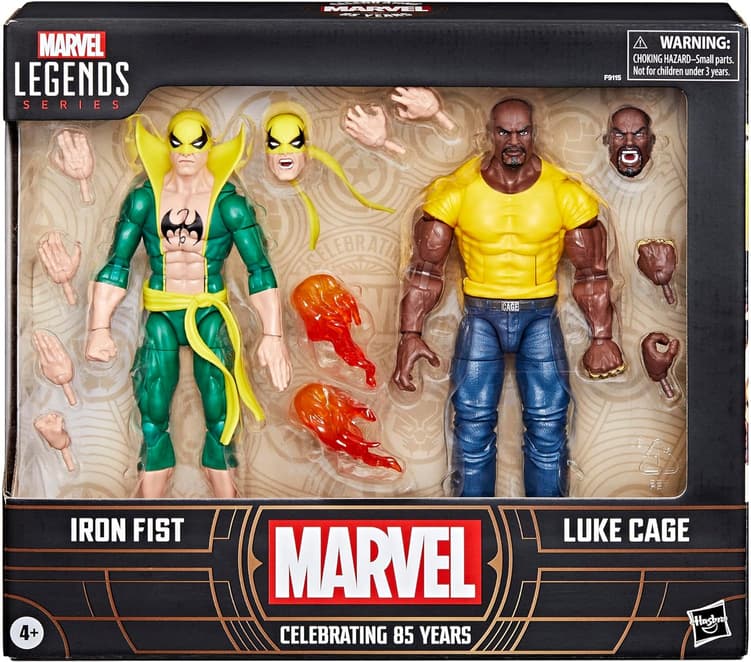 Marvel Legends Series Iron Fist and Luke Cage