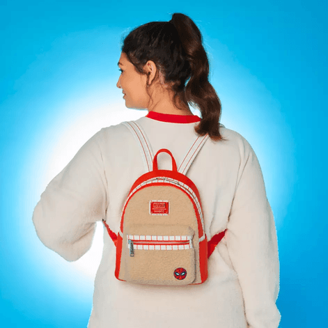 Spider-Man Faux Fur Loungefly Mini Backpack