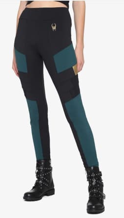 Her Universe Loki Leggings / shop it <a href=https://www.hottopic.com/product/her-universe-marvel-loki-mesh-inset-panel-leggings/15095360.html>here</a>