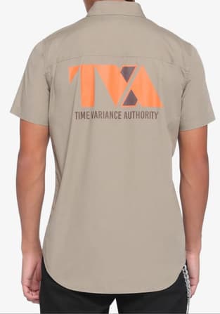  Our Universe TVA Woven Button-Up / shop it <a href=https://www.hottopic.com/product/our-universe-marvel-loki-tva-woven-button-up/15106276.html?cgid=pop-culture-shop-by-license-loki>here</a>