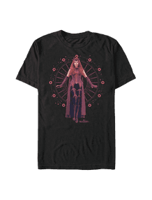 <a href=https://www.hottopic.com/product/marvel-wandavision-the-scarlet-witch-wanda-t-shirt/15430776.html>The Scarlet Witch Signs T-Shirt</a> / Hot Topic