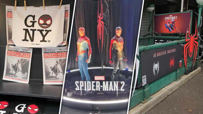 'Marvel's Spider-Man 2' Pop-Up Event in New York City Sends Fans on The Great Hunt