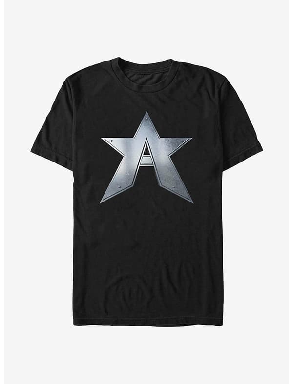 <a href=https://www.hottopic.com/product/marvel-the-falcon-and-the-winter-soldier-john-walker-captain-symbol-t-shirt/15617215.html>John F. Walker Captain Symbol </a> / Hot Topic