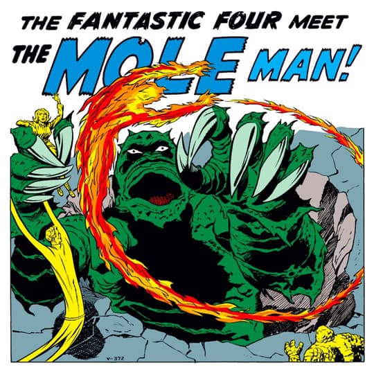 FF contre Mole Man