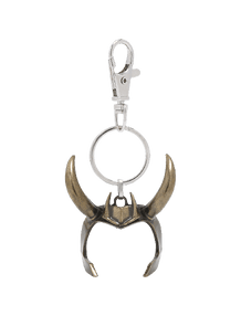 Loki Helmet Keychain / shop it <a href=https://www.hottopic.com/product/marvel-loki-helmet-key-chain/15805150.html>here</a>