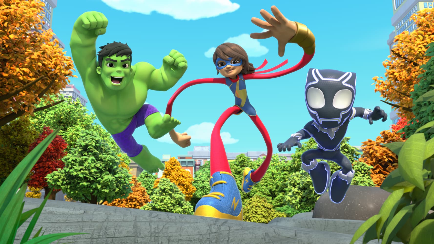 Disney Junior Spins an Inspiring Web of New Stories on Marvel's Spidey and  his Amazing Friends - D23