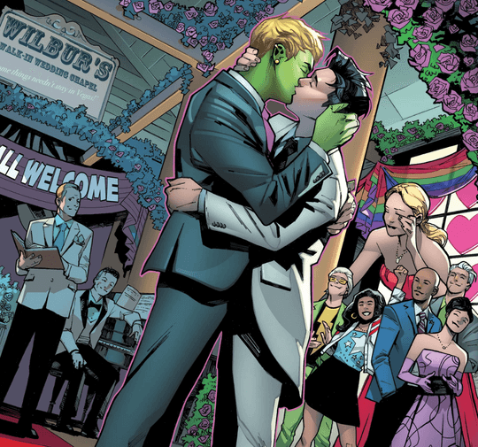 Wiccan and Hulkling secret ceremony