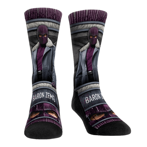 <a href=https://rockemsocks.com/collections/the-falcon-and-the-winter-soldier/products/baron-zemo-villain-pose>Villain Pose (Baron Zimo)</a> / Rock ‘Em Socks