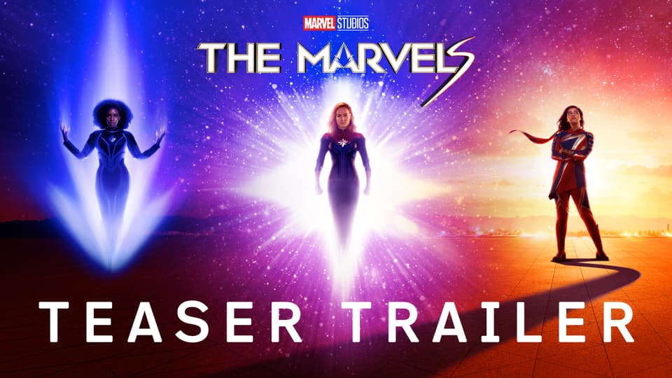 The Marvels': New Teaser Trailer Sends Carol Danvers, Monica Rambeau, and  Kamala Khan on a Cosmic Adventure