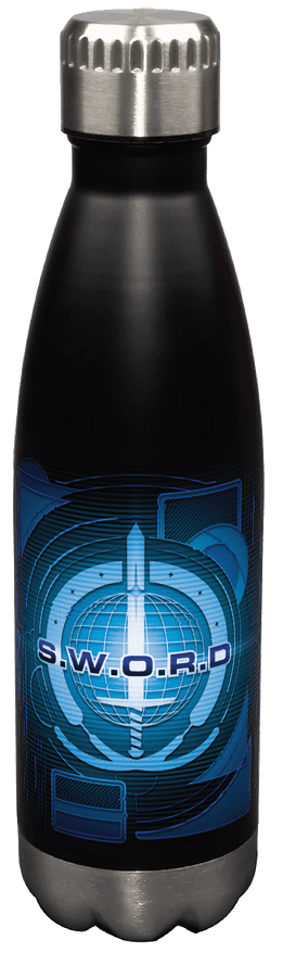 <a href="https://www.amazon.com/Marvel-SWORD-Stainless-Bottle-Vision/dp/B08VGWZNTC">S.W.O.R.D. 17 oz. Stainless Steel Bottle</a>/ Amazon