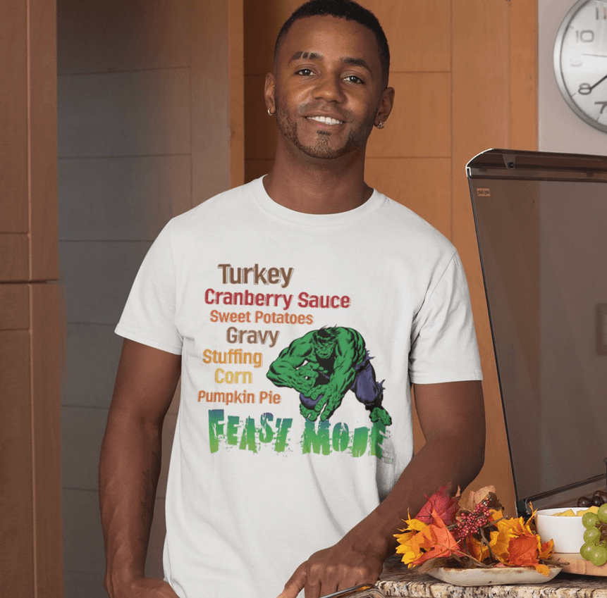 Marvel | Hulk Thanksgiving Feast Mode T-Shirt