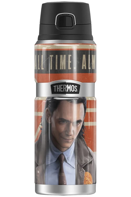 Loki TVA Stainless Steel Drink Bottle, Vacuum insulated & Double Wall, 24 oz. / shop it <a href=    https://www.amazon.com/Marvel-THERMOS-STAINLESS-Stainless-insulated/dp/B091RDWF48>here</a>