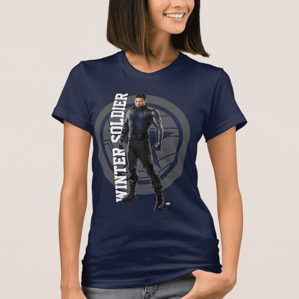 <a href=https://www.zazzle.com/the_winter_soldier_character_art_t_shirt-235909945026613699>The Winter Soldier Character Art</a> / Zazzle