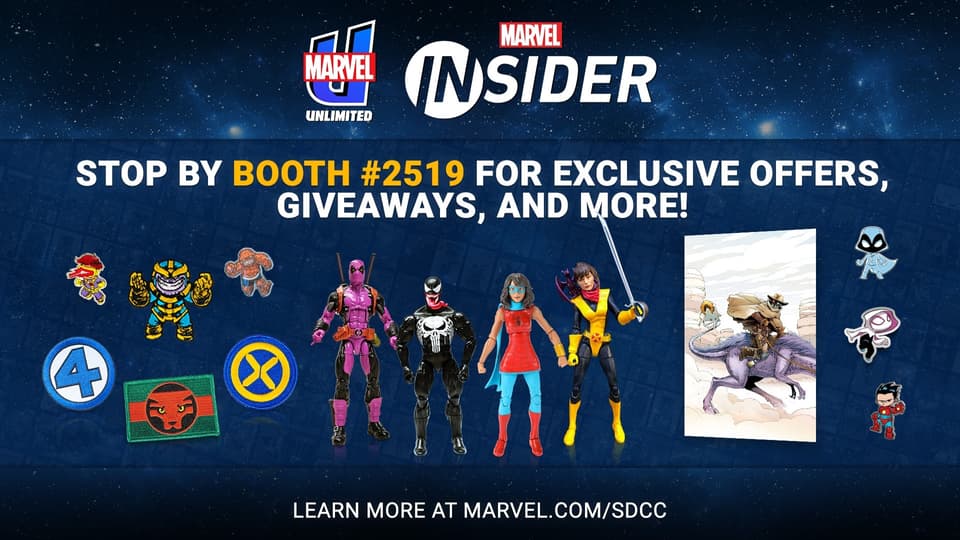 SDCC 2023 All the Exclusive Offers and Giveaways for Marvel Unlimited