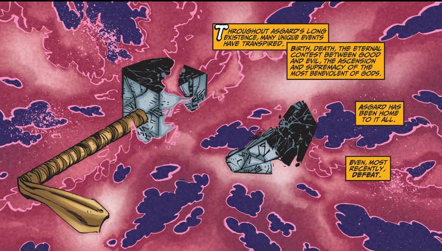 THOR (1998) #10 panel by Dan Jurgens, John Romita Jr., Klaus Janson, Gregory Wright, Kevin Somers, and Richard Starkings