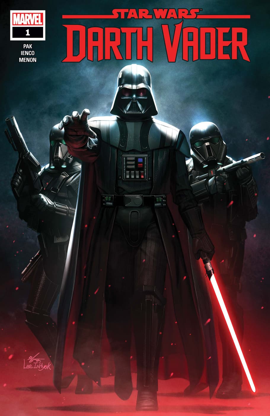 STAR WARS: DARTH VADER #1 cover by In-​Hyuk Lee