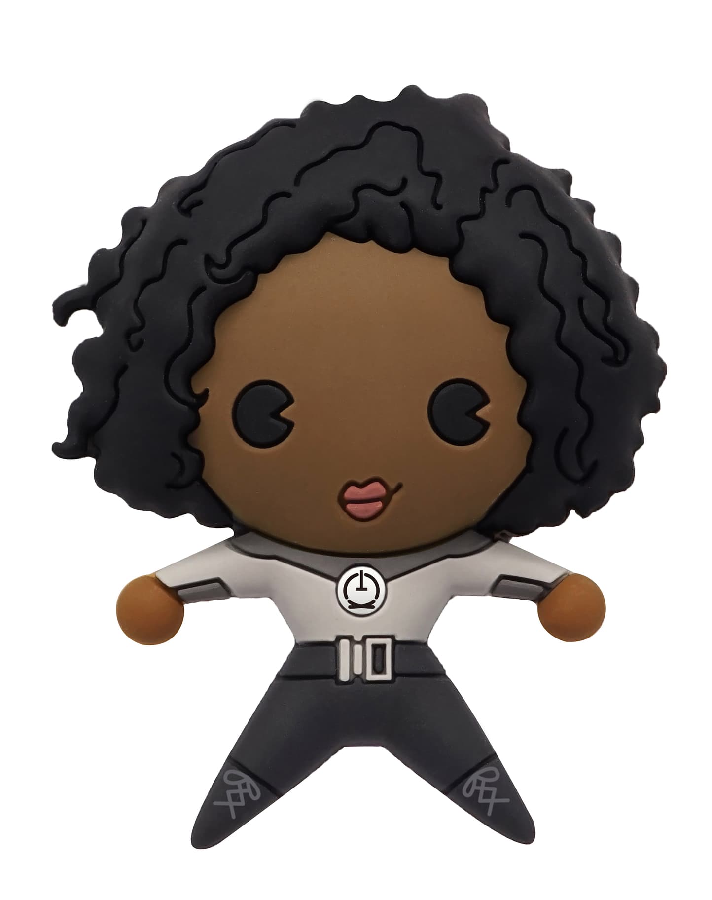 <a href="https://www.hottopic.com/product/marvel-wandavision-figural-bag-clip-blind-bag/14192173.html">Monica Rambeau Bag Clip</a> / Hot Topic