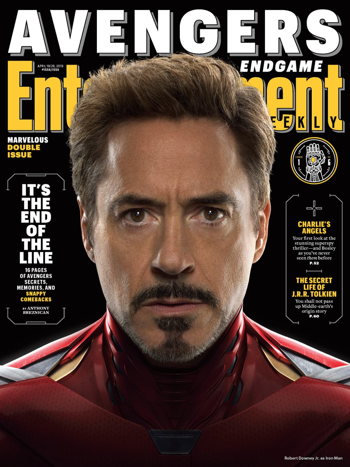 Iron Man Entertainment Weekly Cover