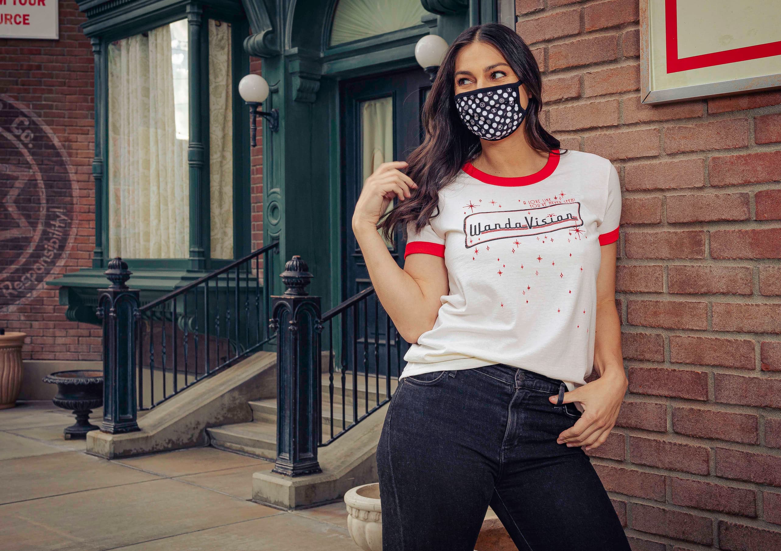 <a href="https://www.shopdisney.com/wandavision-ringer-t-shirt-for-women-5620045537615M.html"> WandaVision Ringer T-Shirt </a> / shopDisney