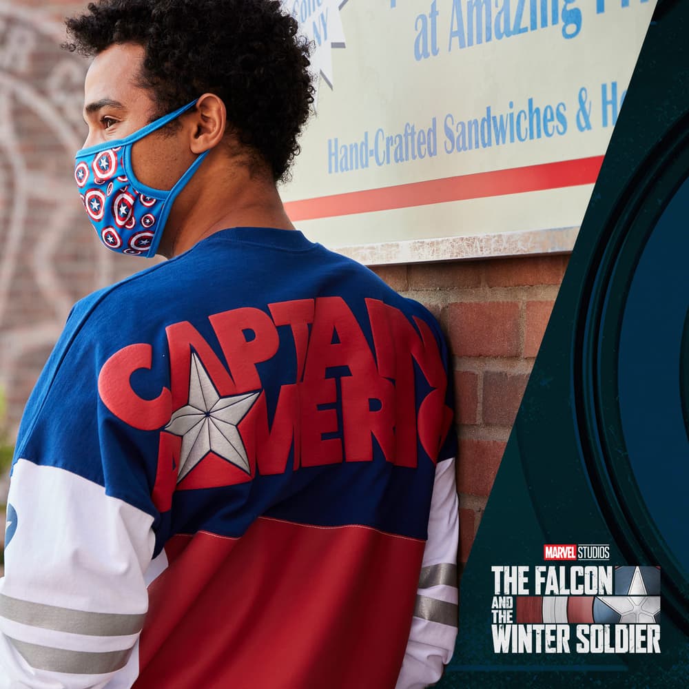 Marvel Falcon Winter Soldier Captain America Sam Wilson V3 Raglan Baseball  Tee